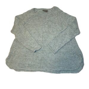 Wooden Ships Light Blue Scoop Neck Sweater